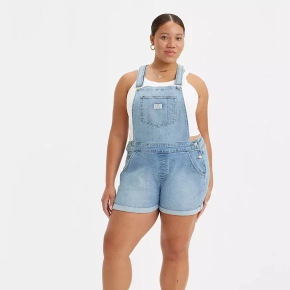 NWT Levis Denim Overalls - Picture 1 of 8